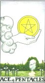 As de Pentagrame - Ace of Pentagrams in Tarot