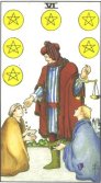 Sase de Pentagrame - Six of Pentagrams in Tarot